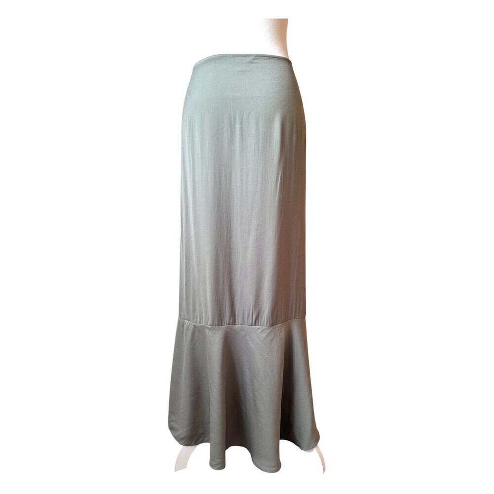 Ruffle Wrap Skirt Vacation Pool Beach Cover Sage Green - 18W - Picture 4 of 6